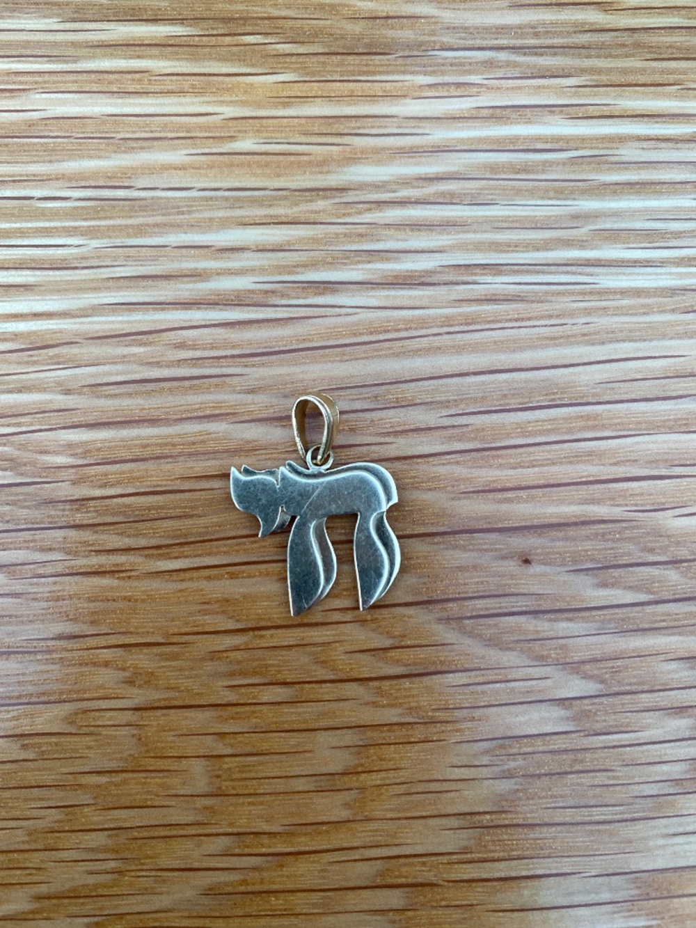 ✨ Solid 14K Yellow Gold Hebrew Chai Pendant Charm - 2g ✨